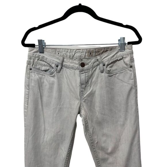 Allsaints Spitalfields Five-Pocket Design Flat Front Denim Jeans White Size 28 - Picture 4 of 14